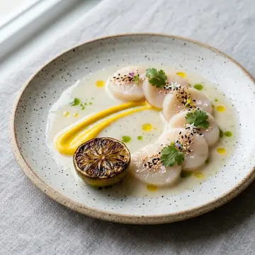 Tiradito de Vieiras